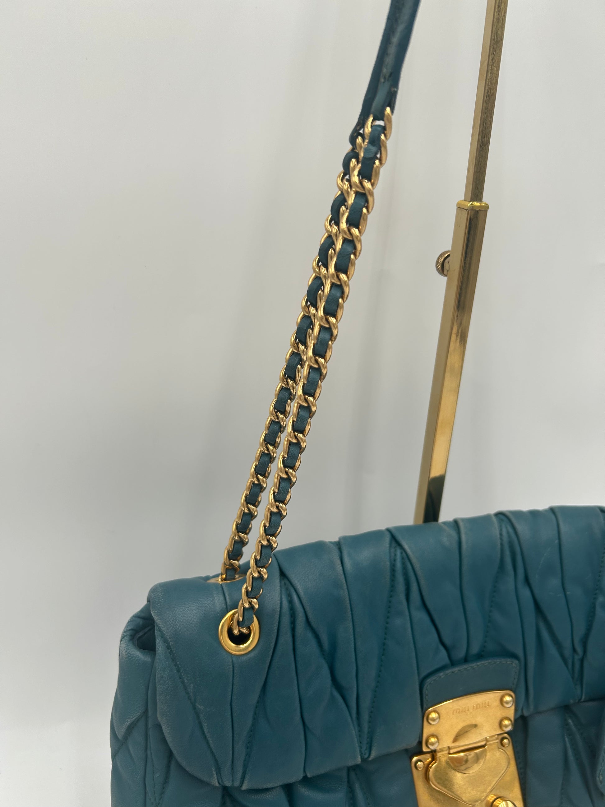 Miu Miu Matelasse Flap