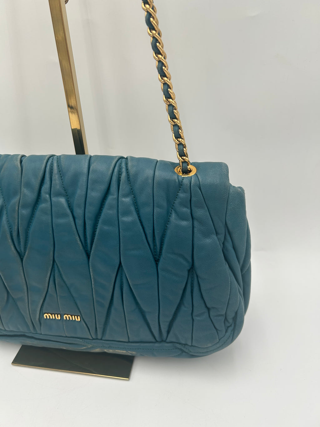 Miu Miu Matelasse Flap