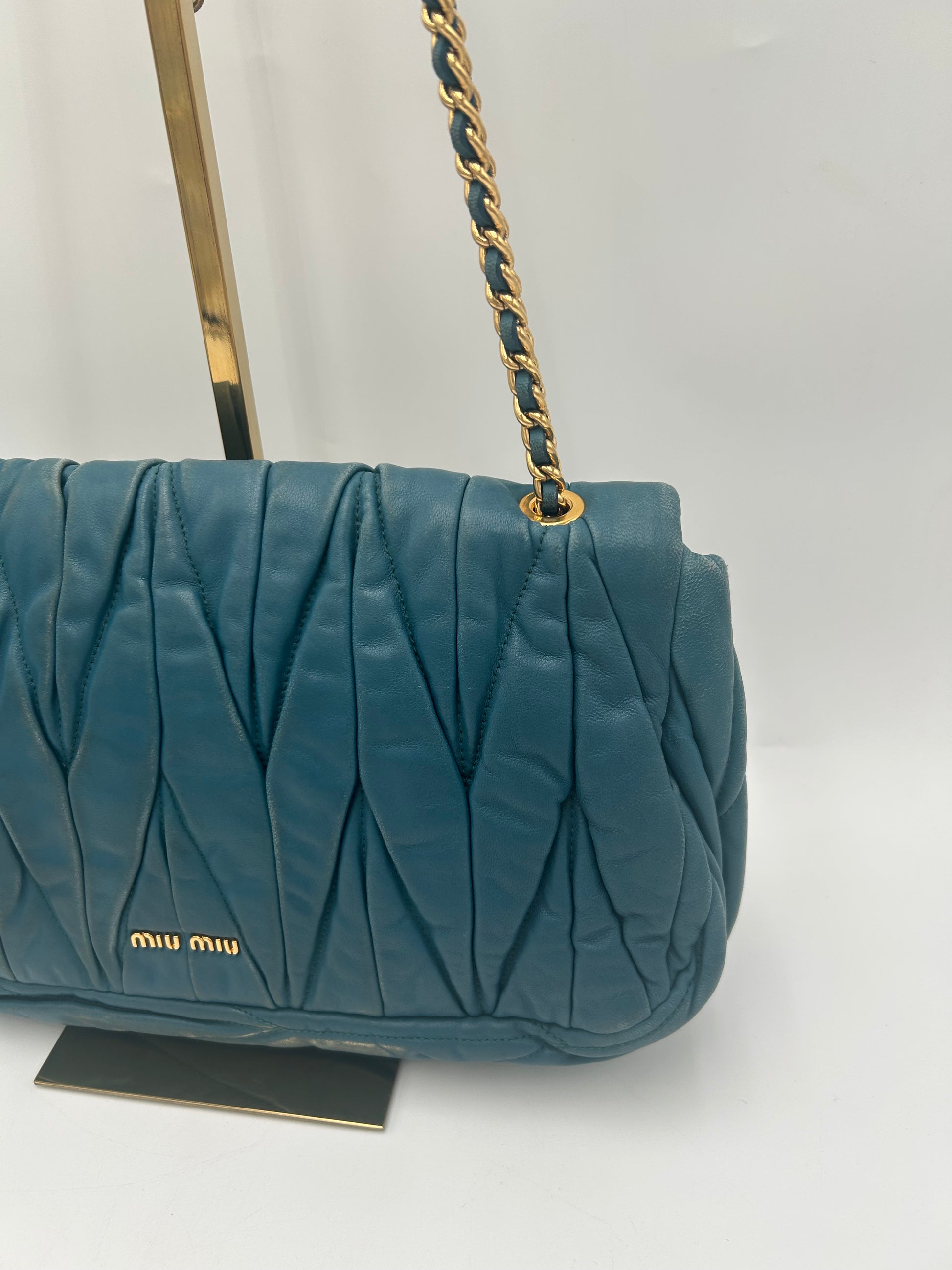 Miu Miu Matelasse Flap