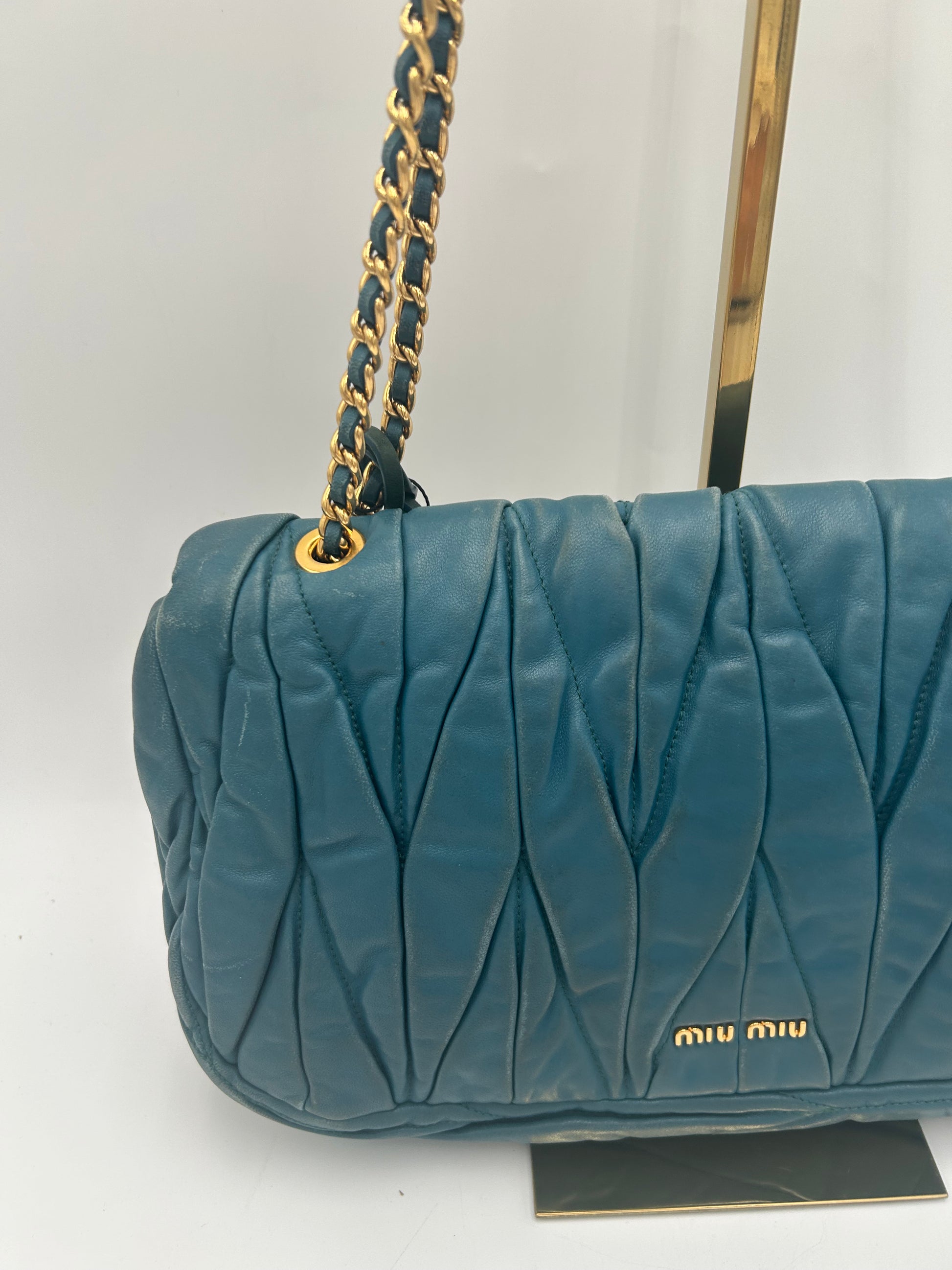 Miu Miu Matelasse Flap