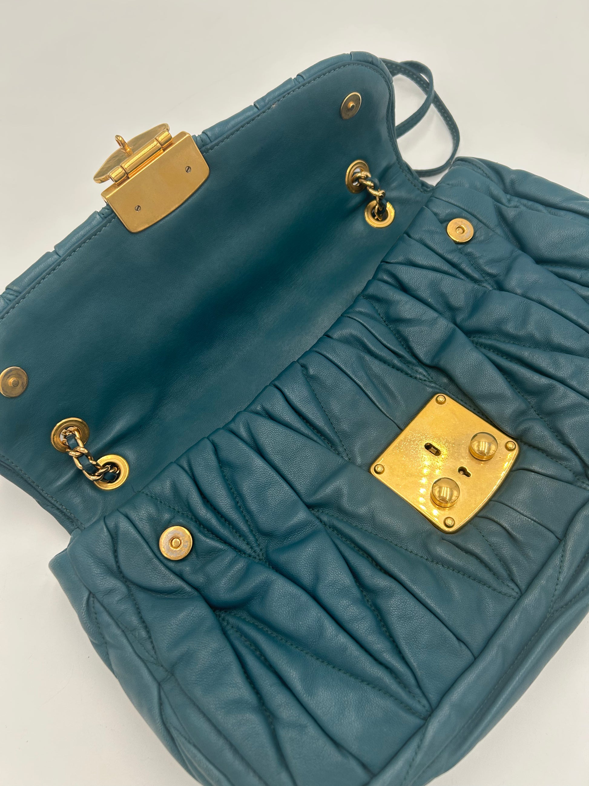 Miu Miu Matelasse Flap