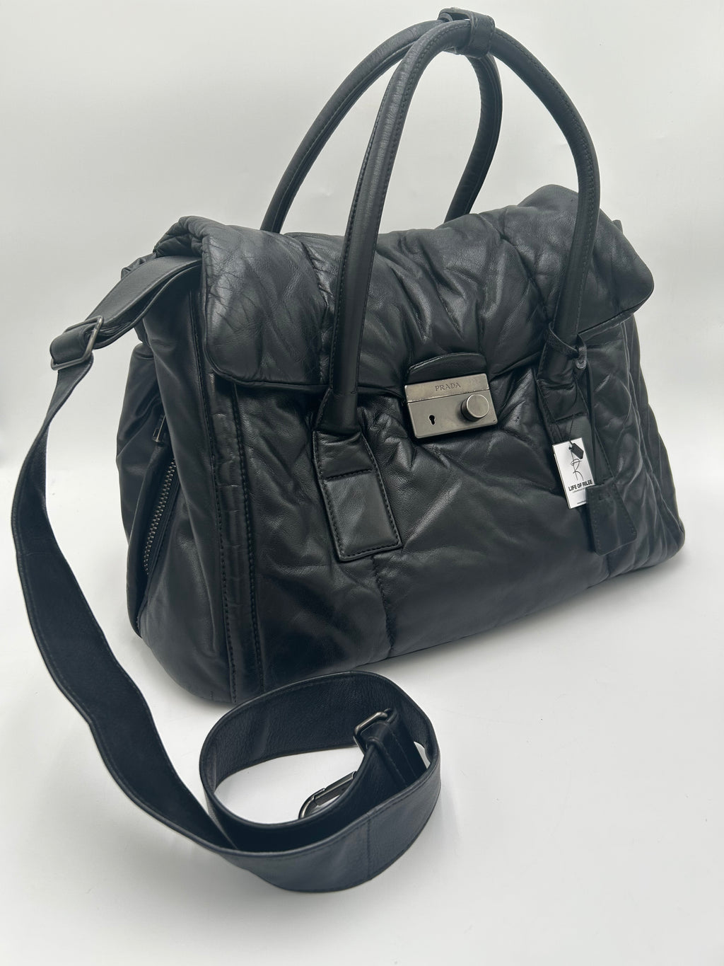 Prada Bomber Puffer Two Way Bag