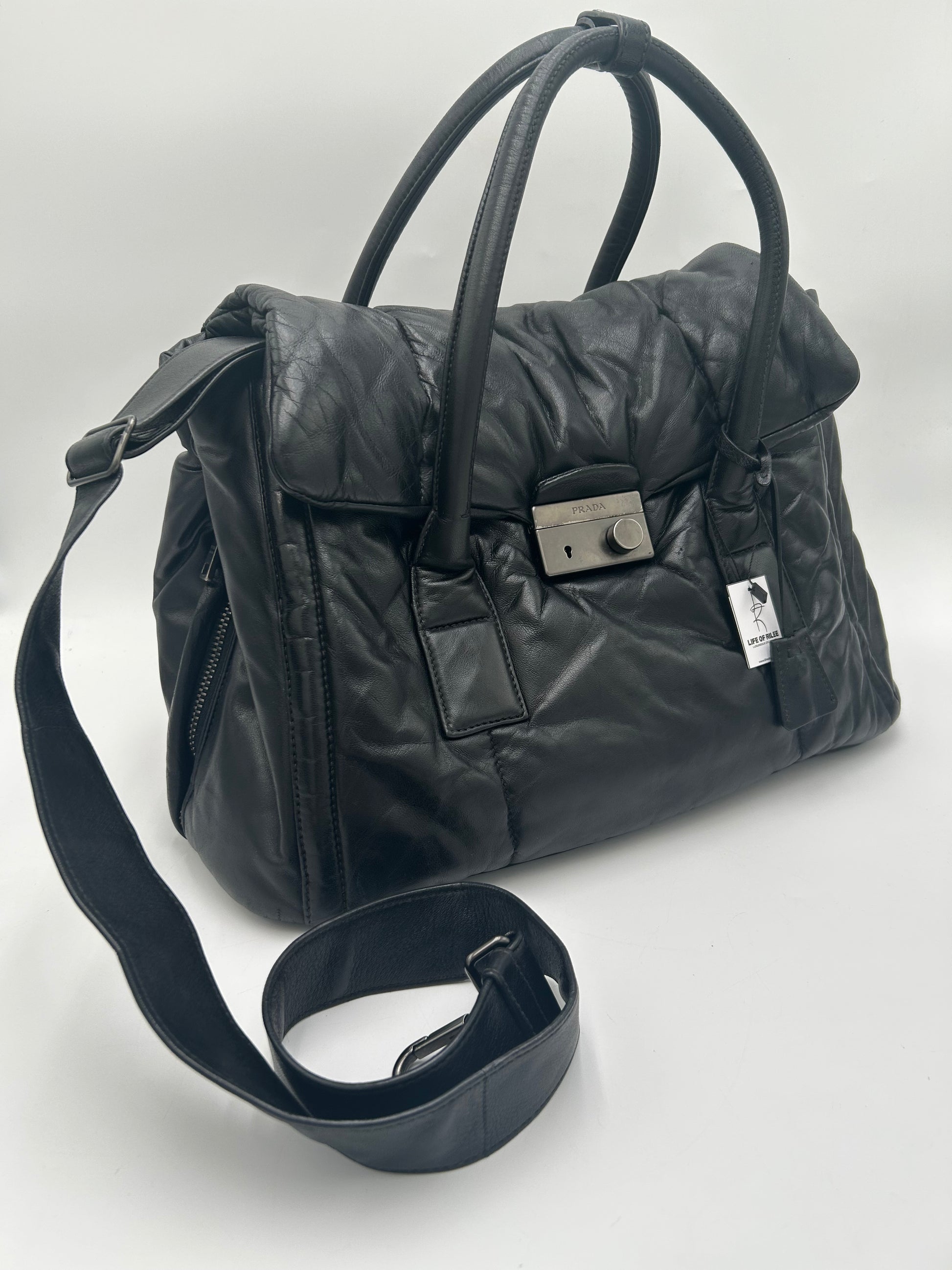 Prada Bomber Puffer Two Way Bag