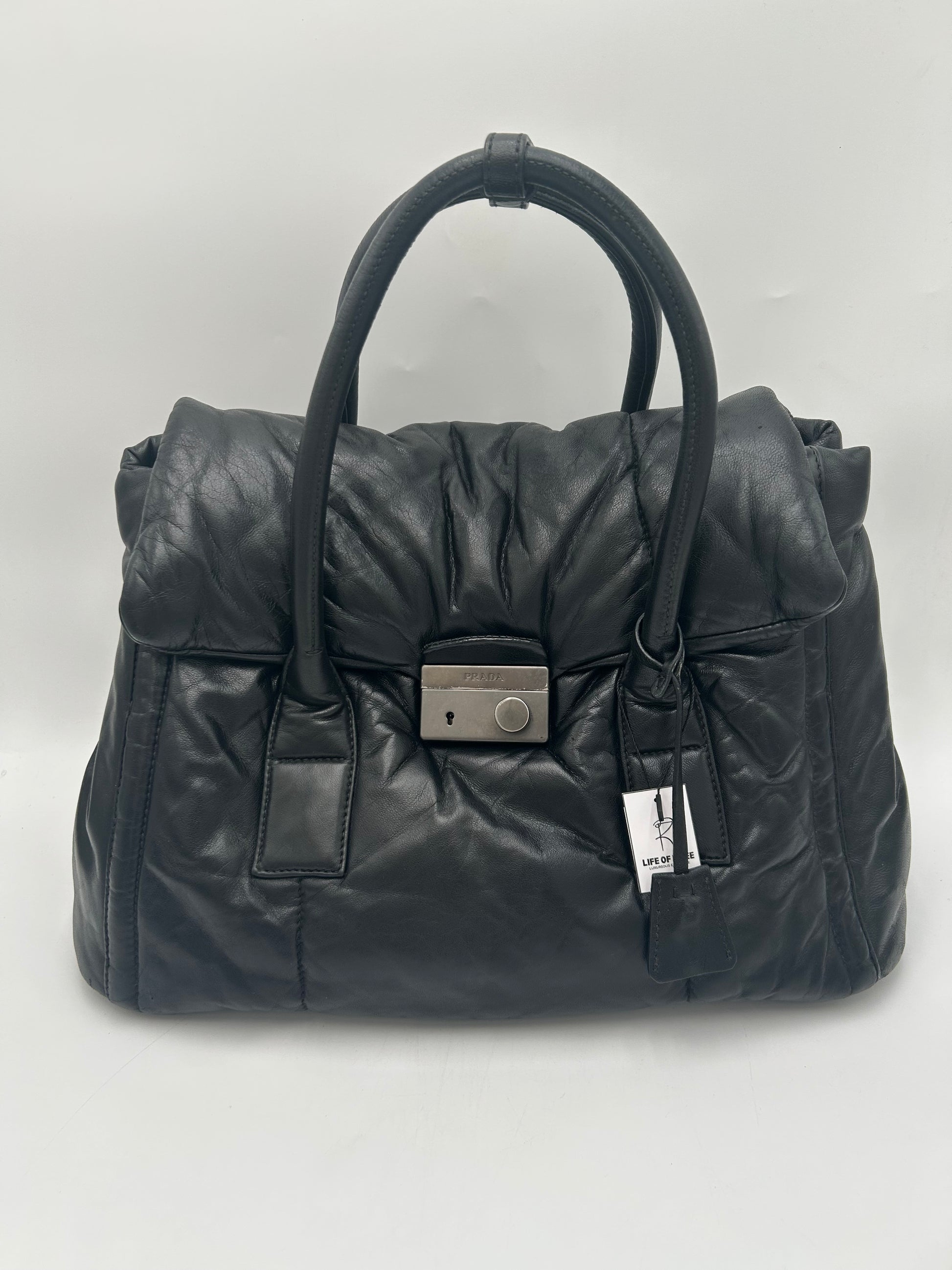Prada Bomber Puffer Two Way Bag