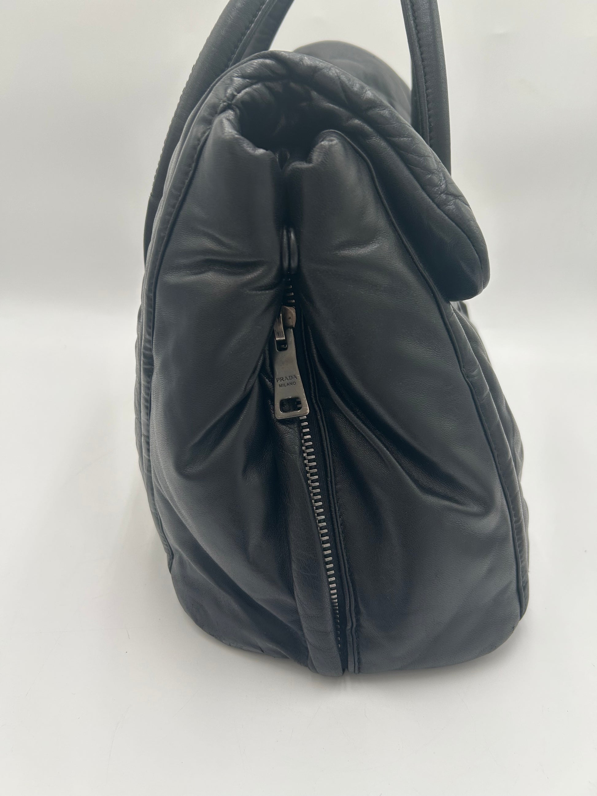 Prada Bomber Puffer Two Way Bag