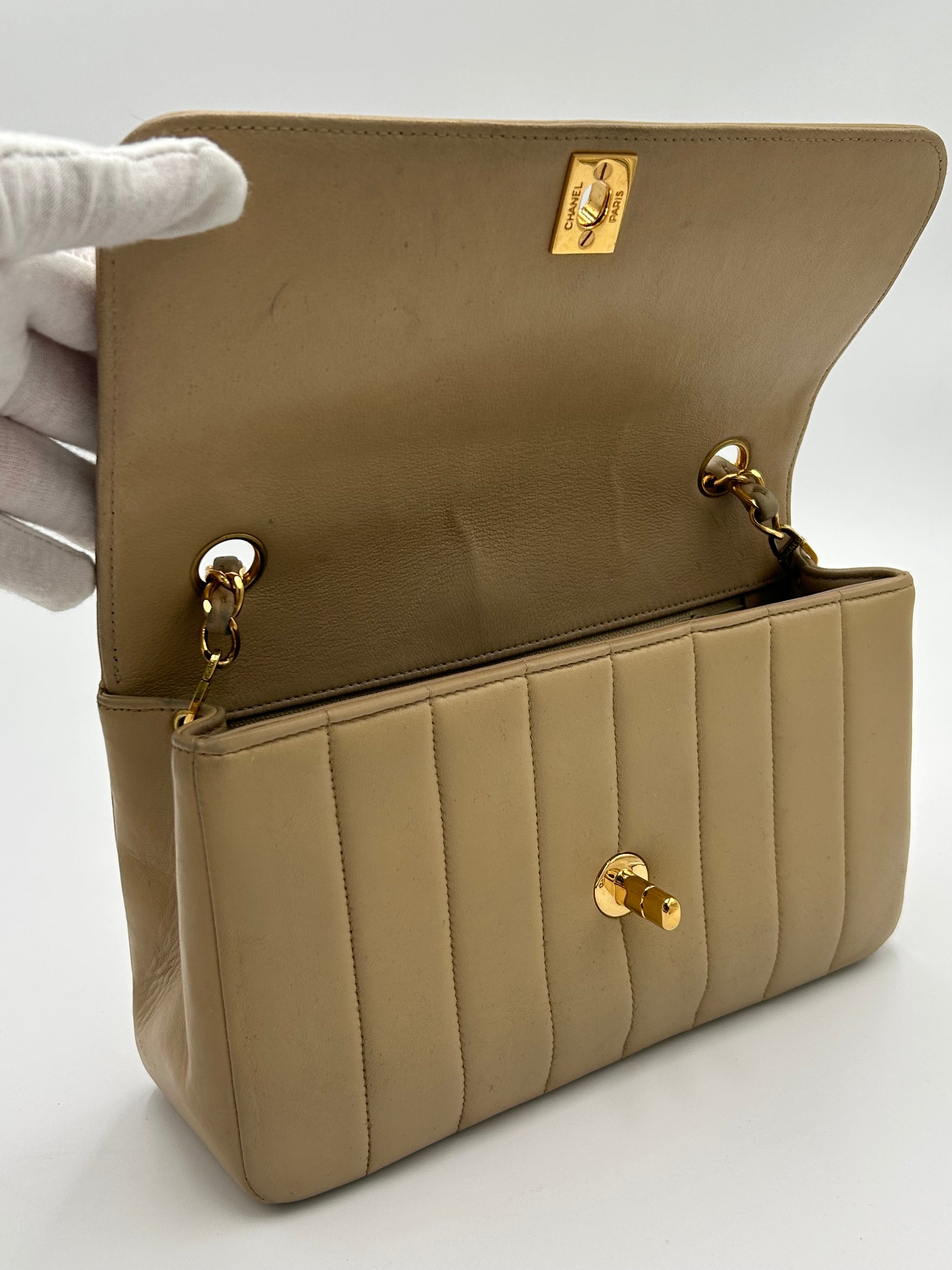 Chanel Mademoiselle Vertical Quilted Flap