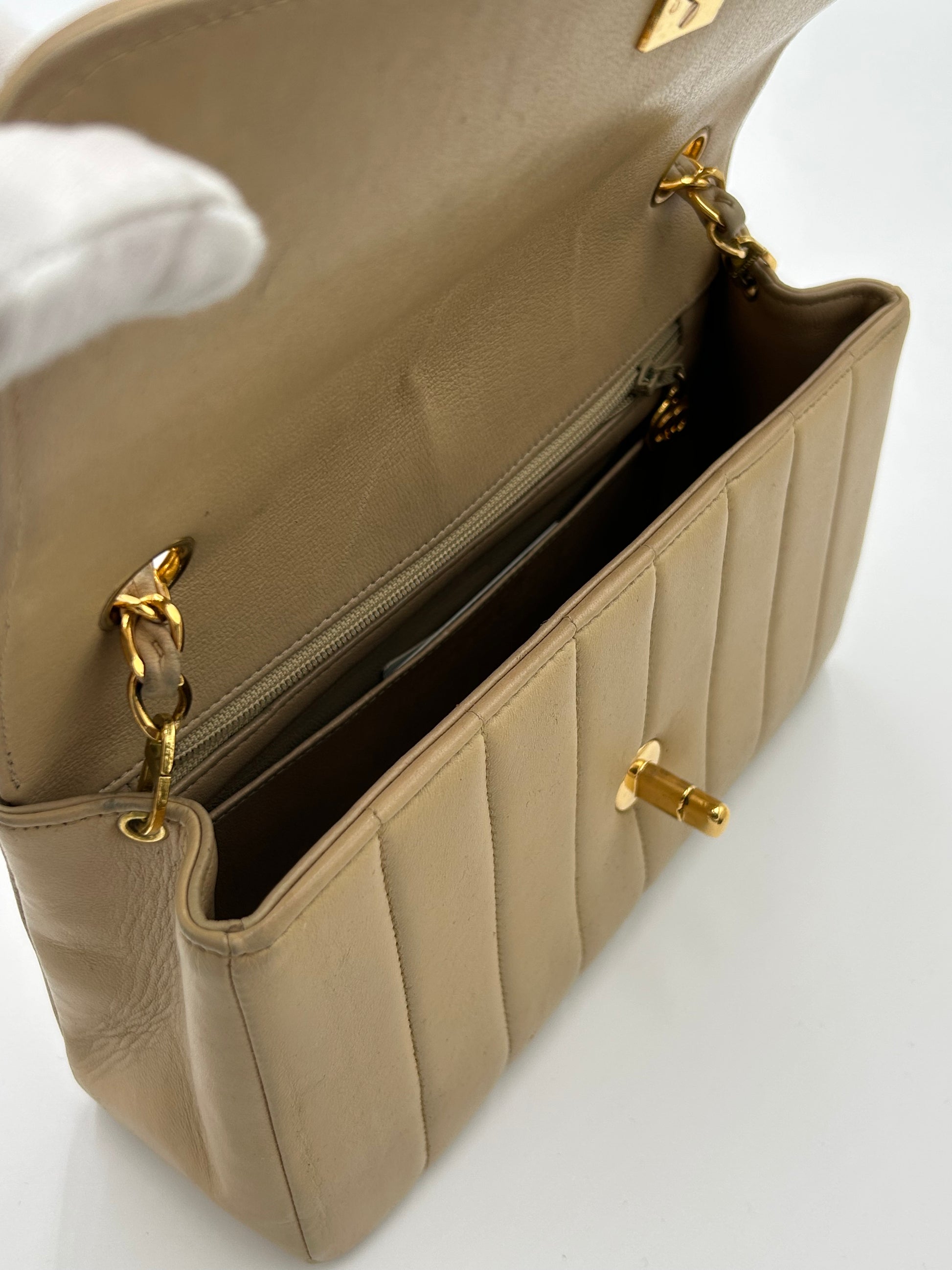 Chanel Mademoiselle Vertical Quilted Flap