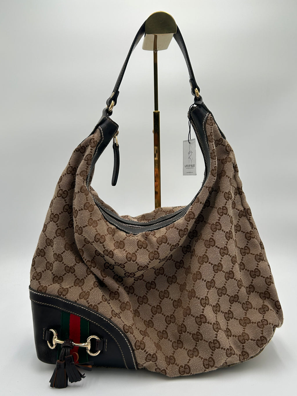 Gucci Horsebit Tassel Hobo