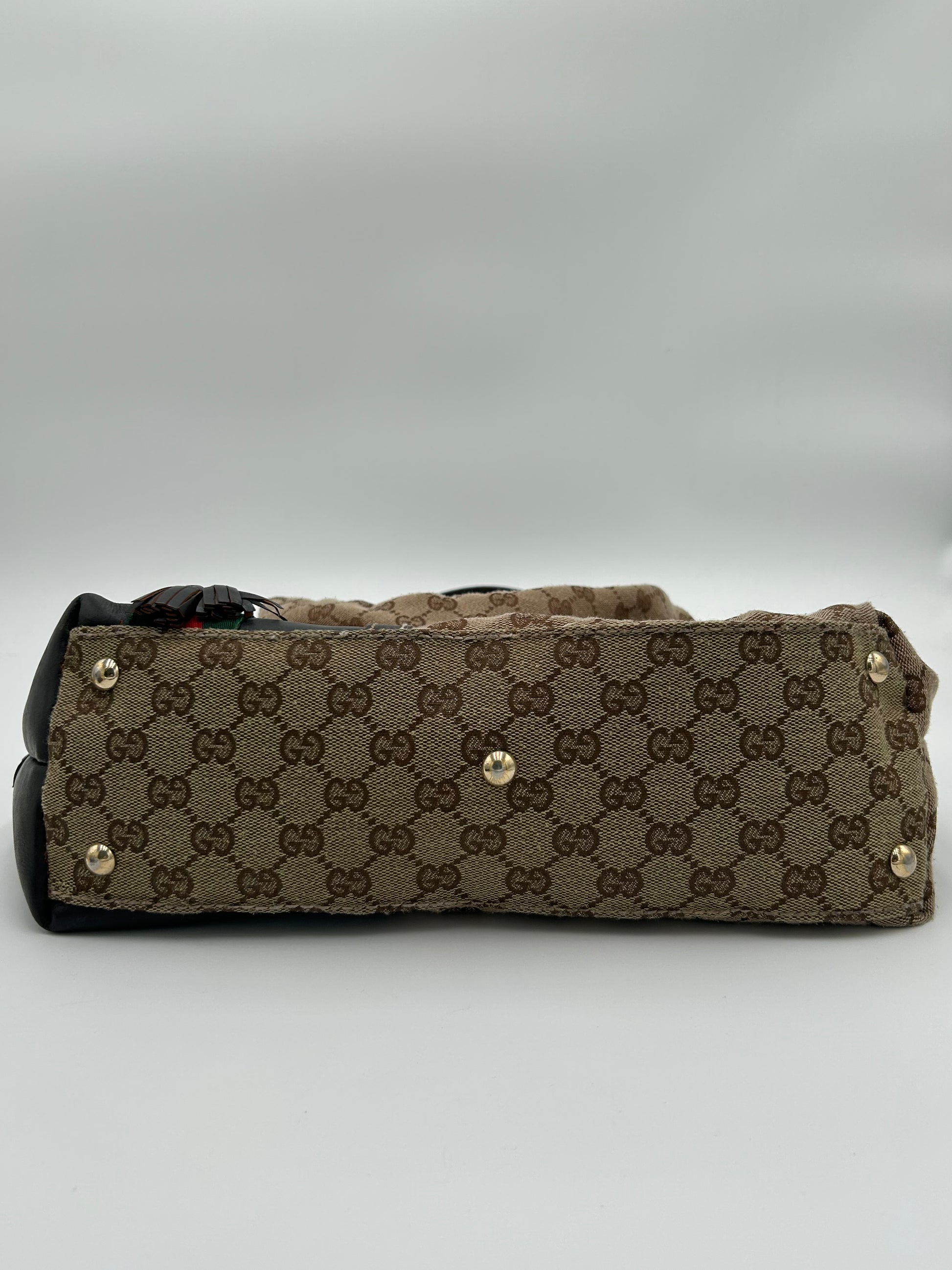 Gucci Horsebit Tassel Hobo