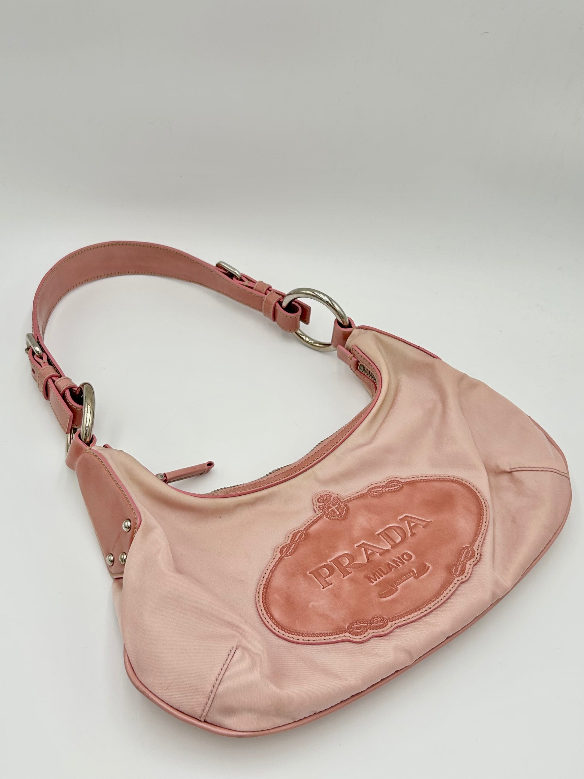 Prada Nylon Jacquard Shoulderbag