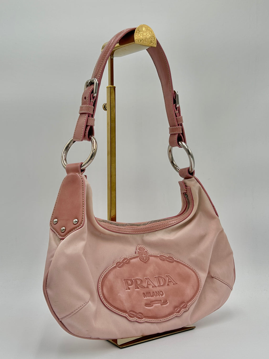 Prada Nylon Jacquard Shoulderbag