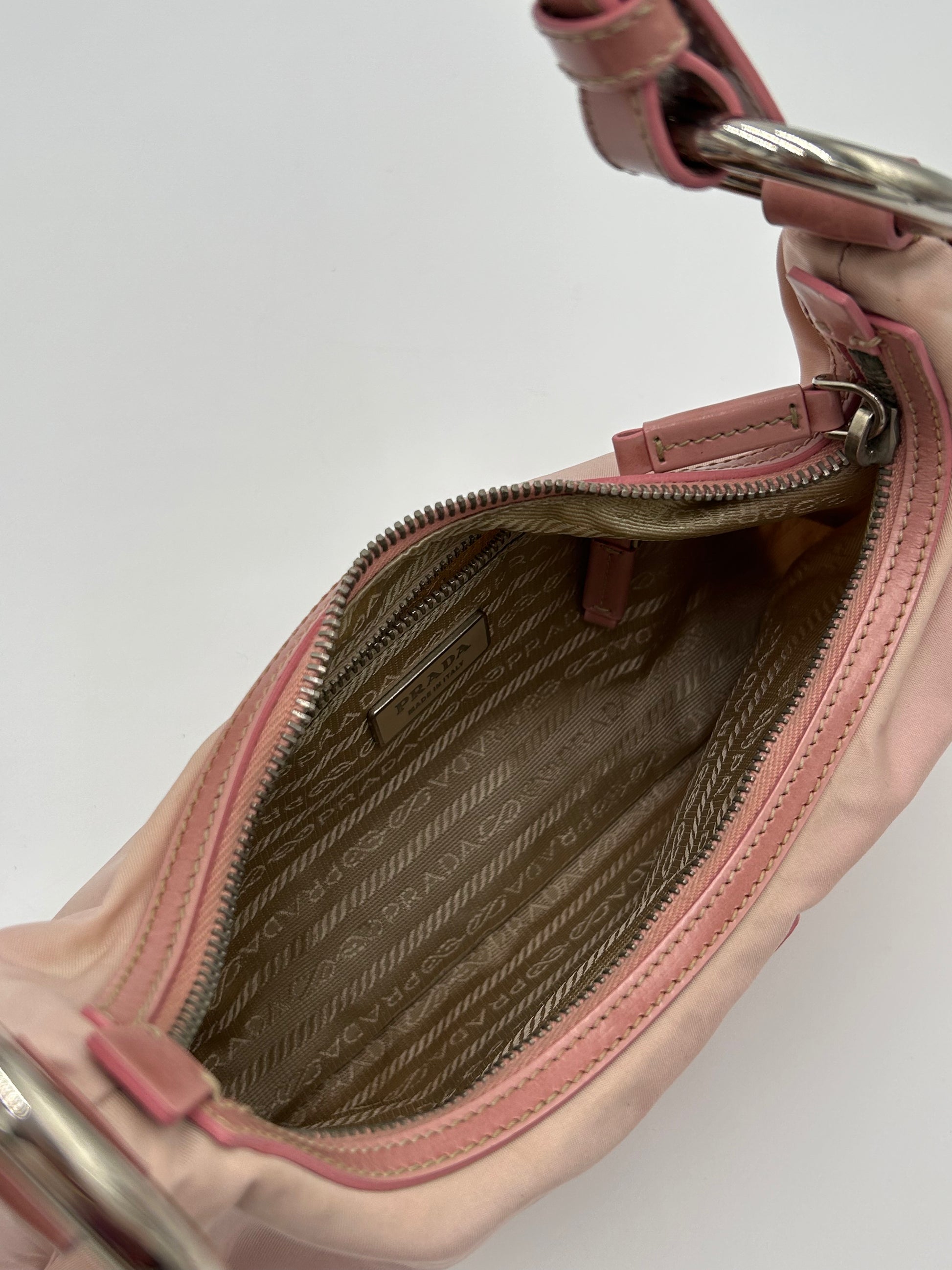 Prada Nylon Jacquard Shoulderbag