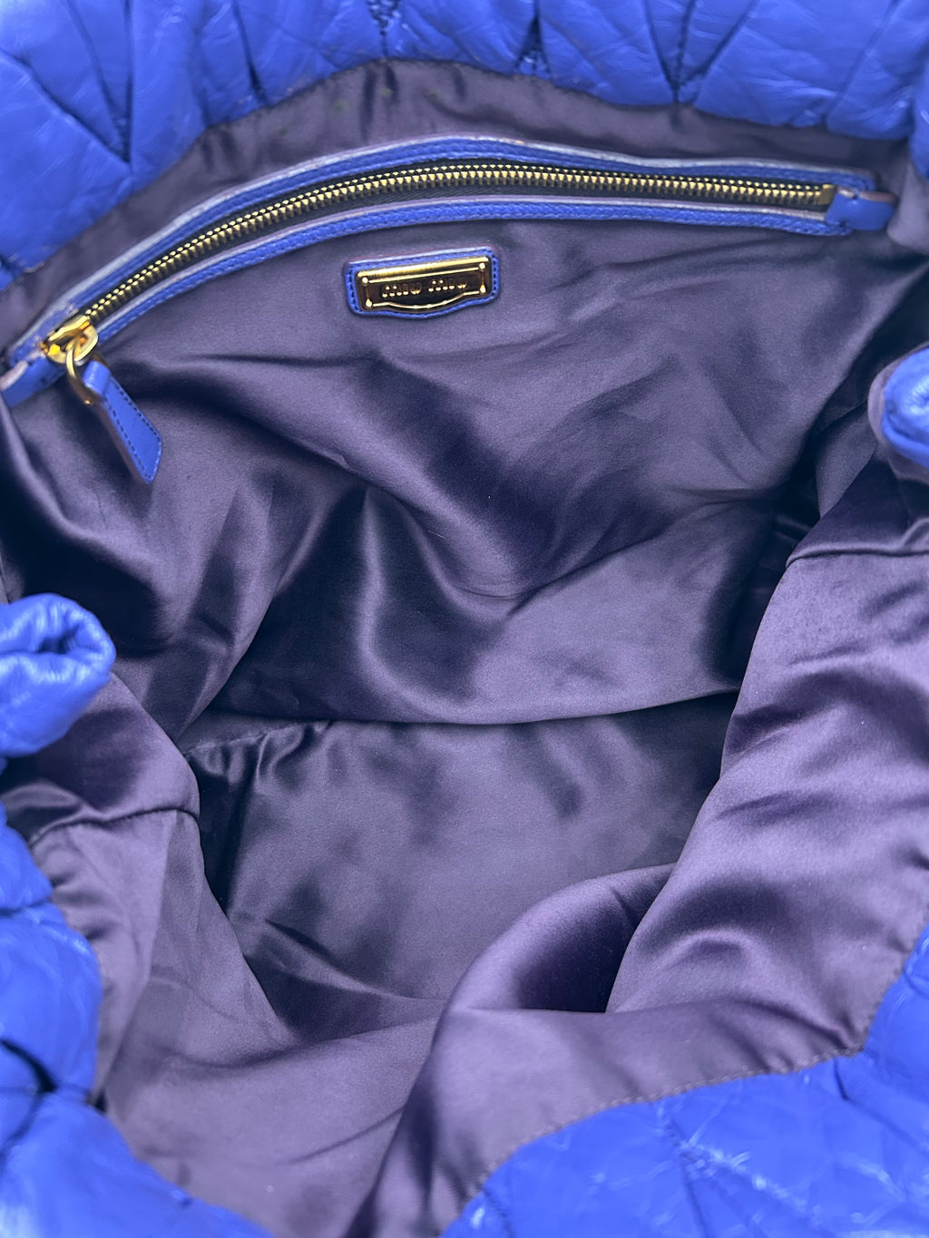 Miu Miu Matelasse Hobo