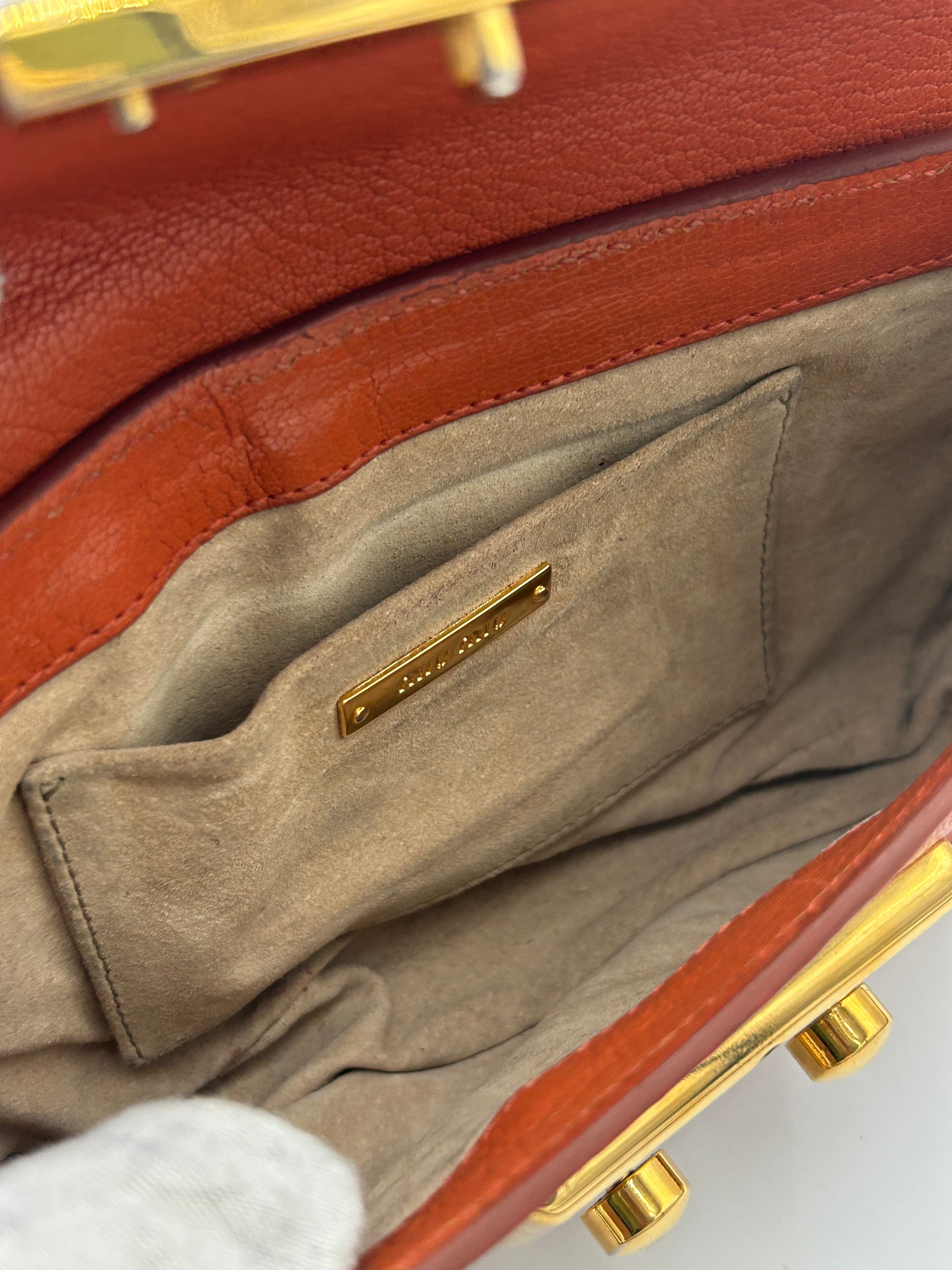 Miu Miu Madras Shoulder