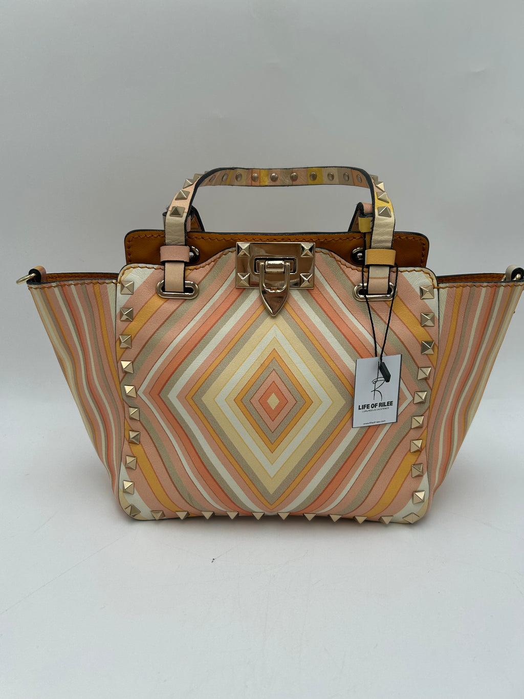 Valentino Rockstud Two Way Tote Mini