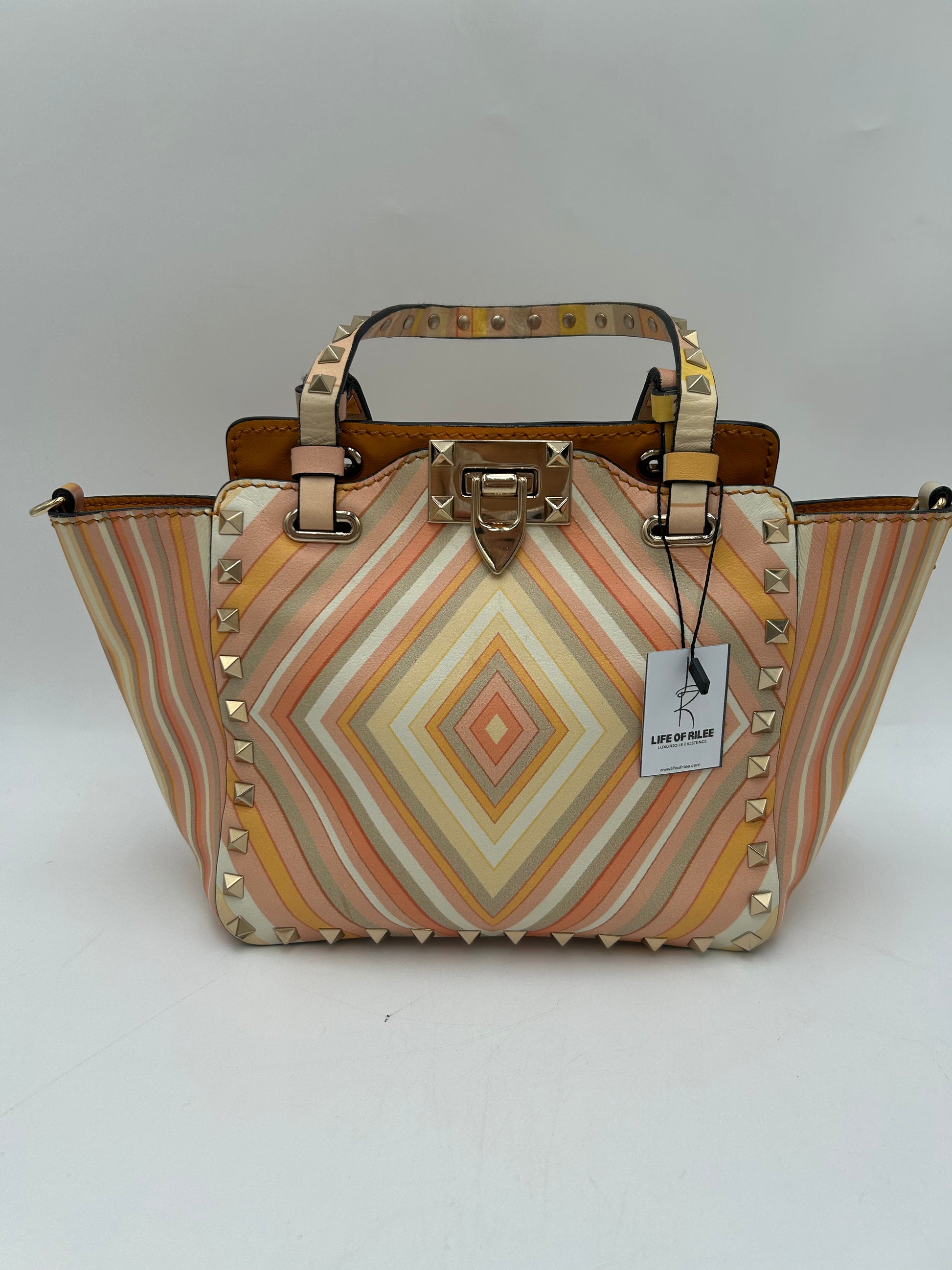 Valentino Rockstud Two Way Tote Mini