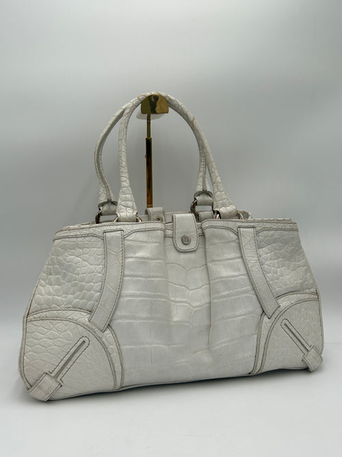 Celine Croc Embossed Tote