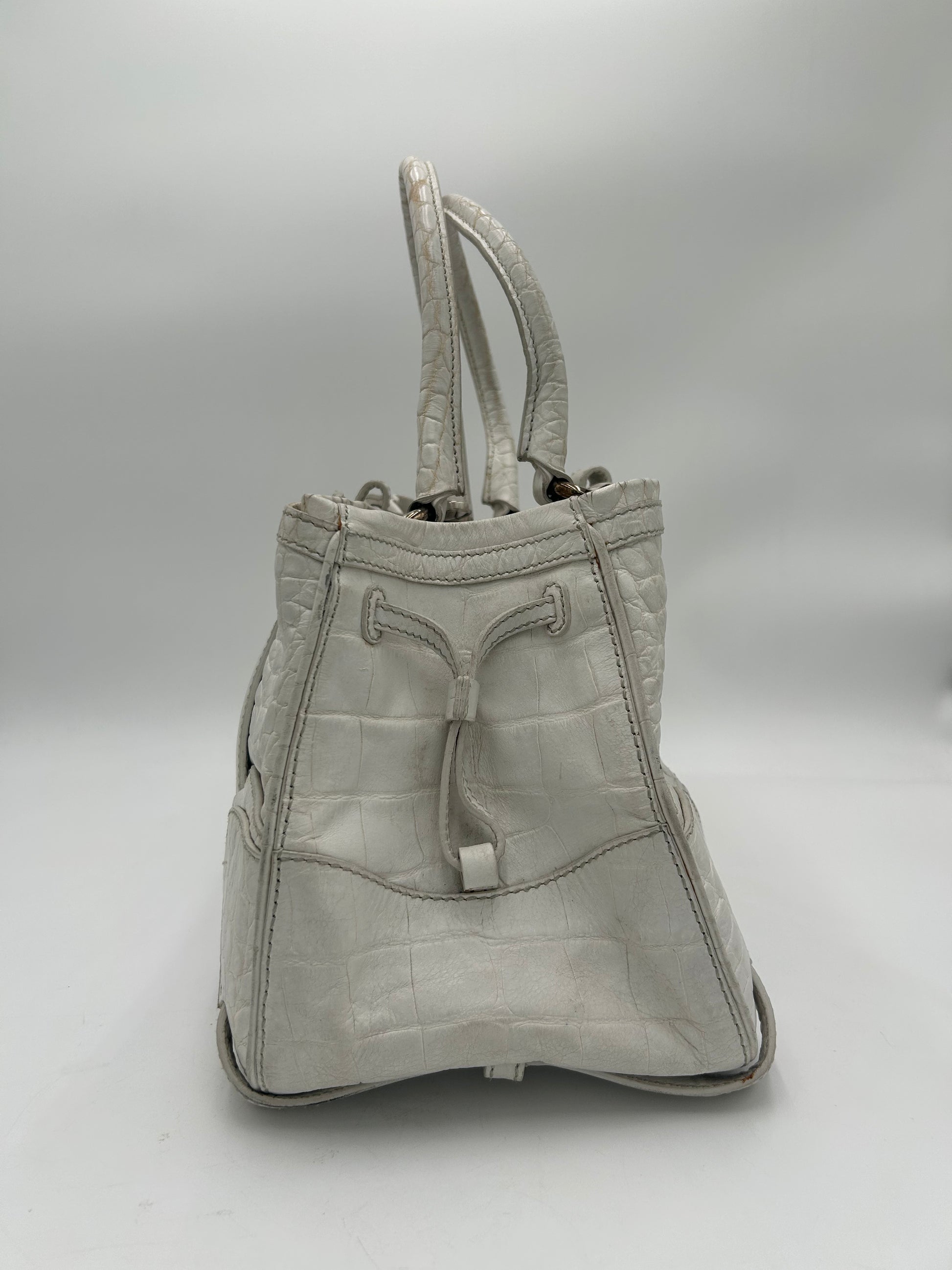 Celine Croc Embossed Tote