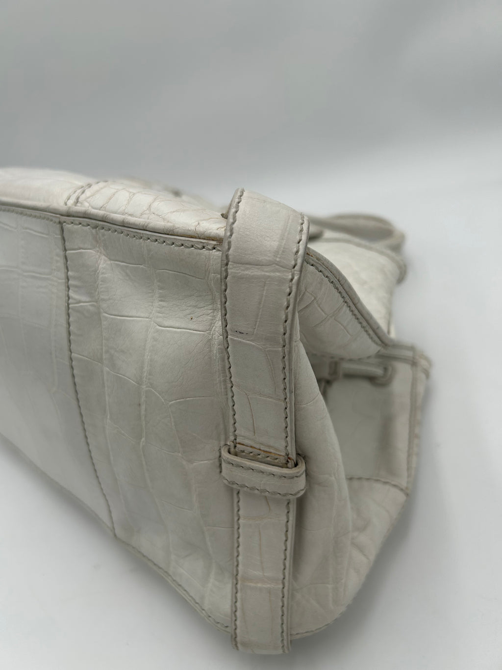 Celine Croc Embossed Tote