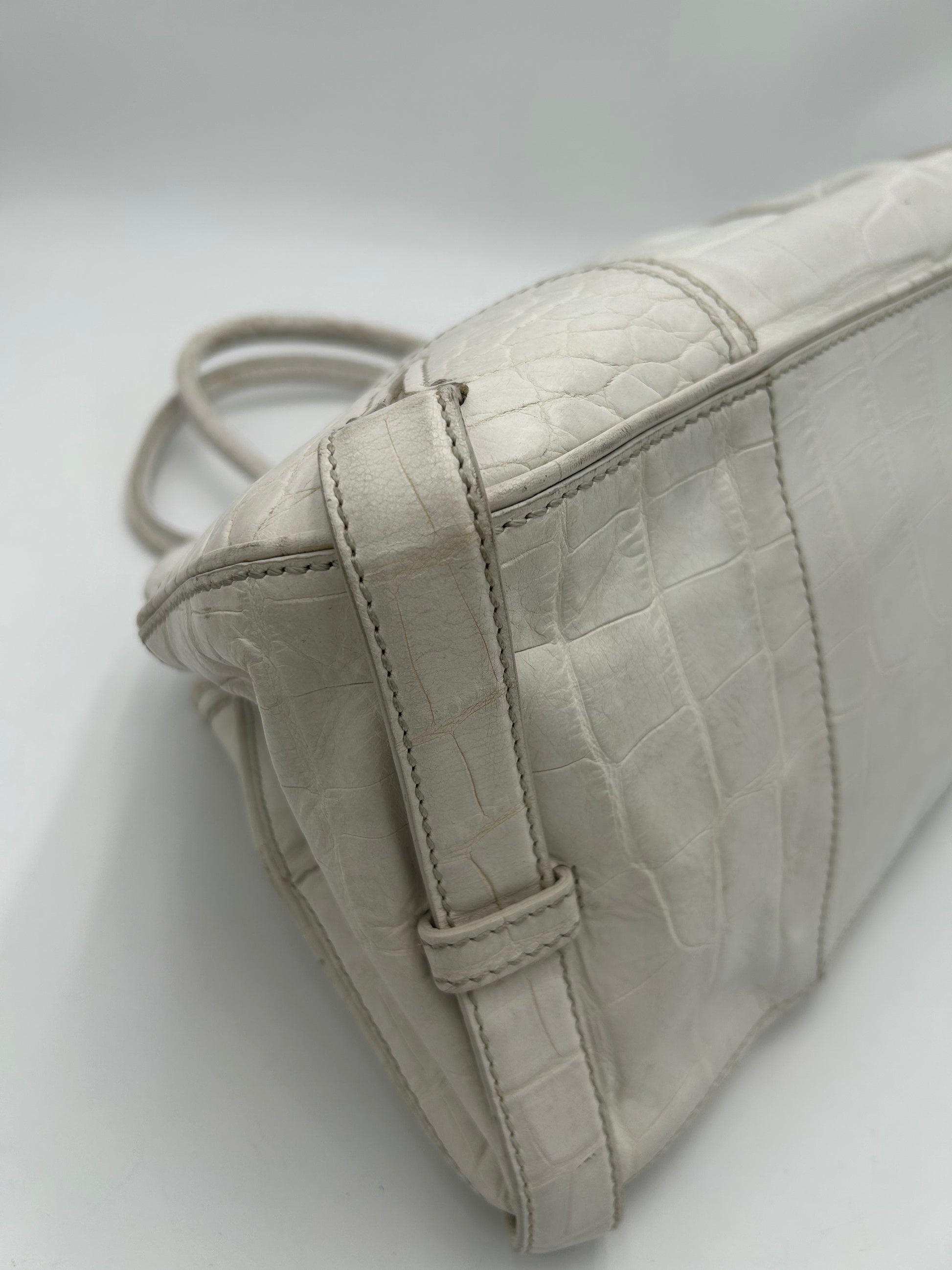 Celine Croc Embossed Tote