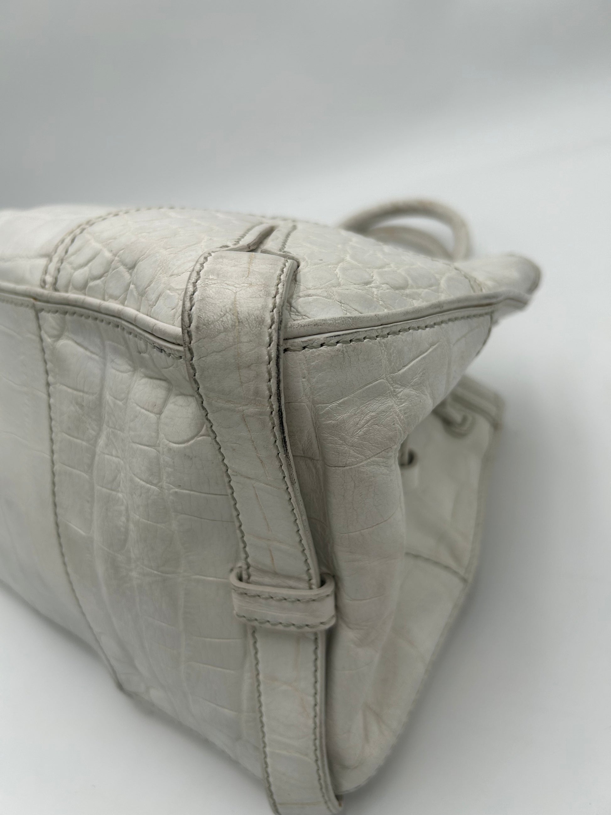 Celine Croc Embossed Tote