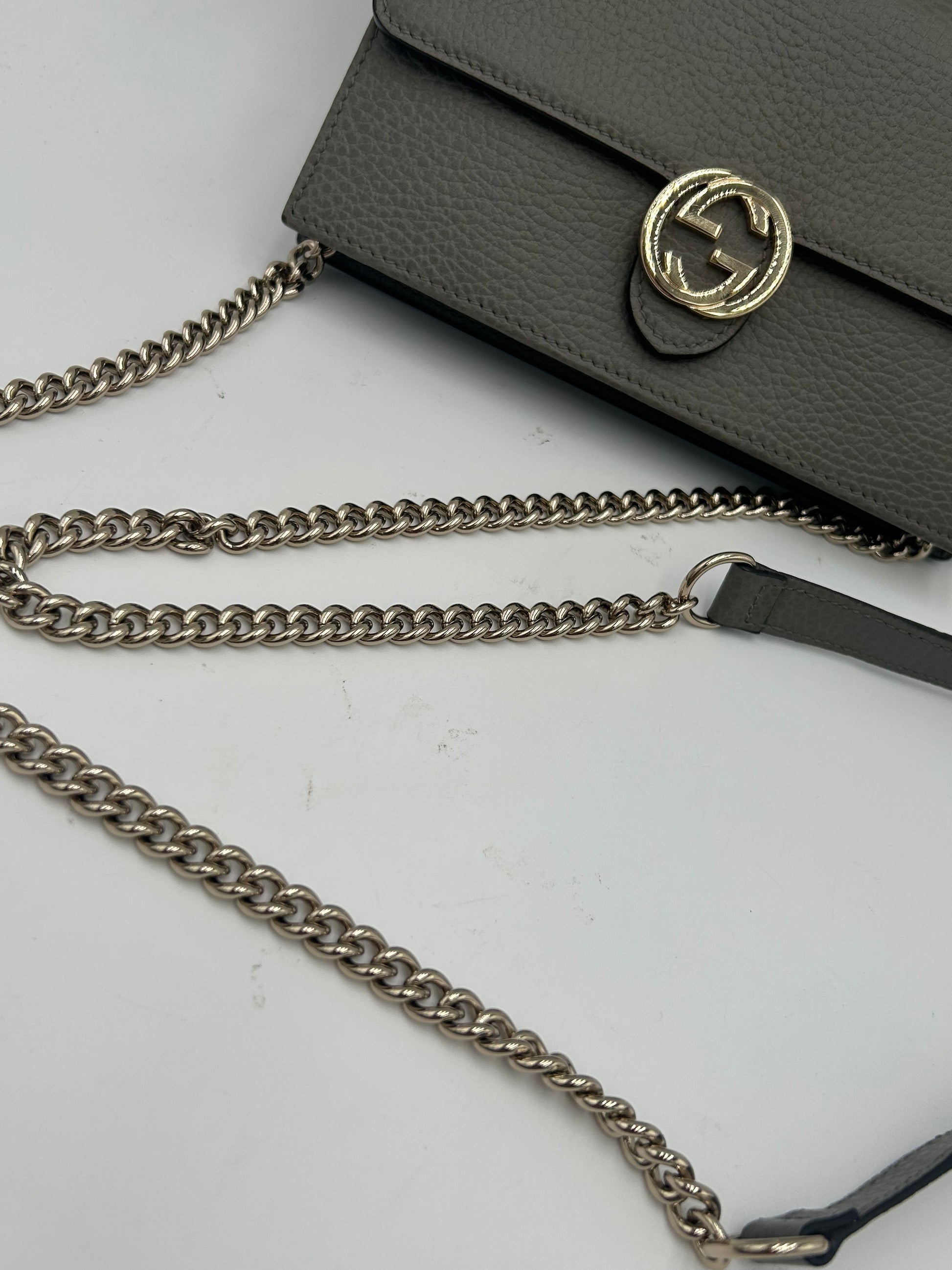 Gucci Interlocking Wallet on Chain