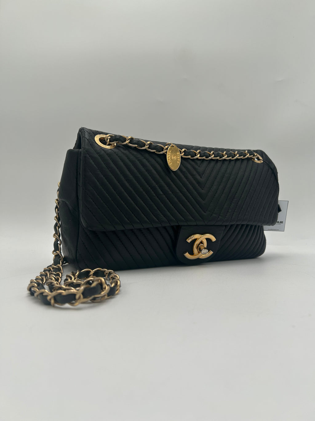 Chanel Chevron Quilted Flap