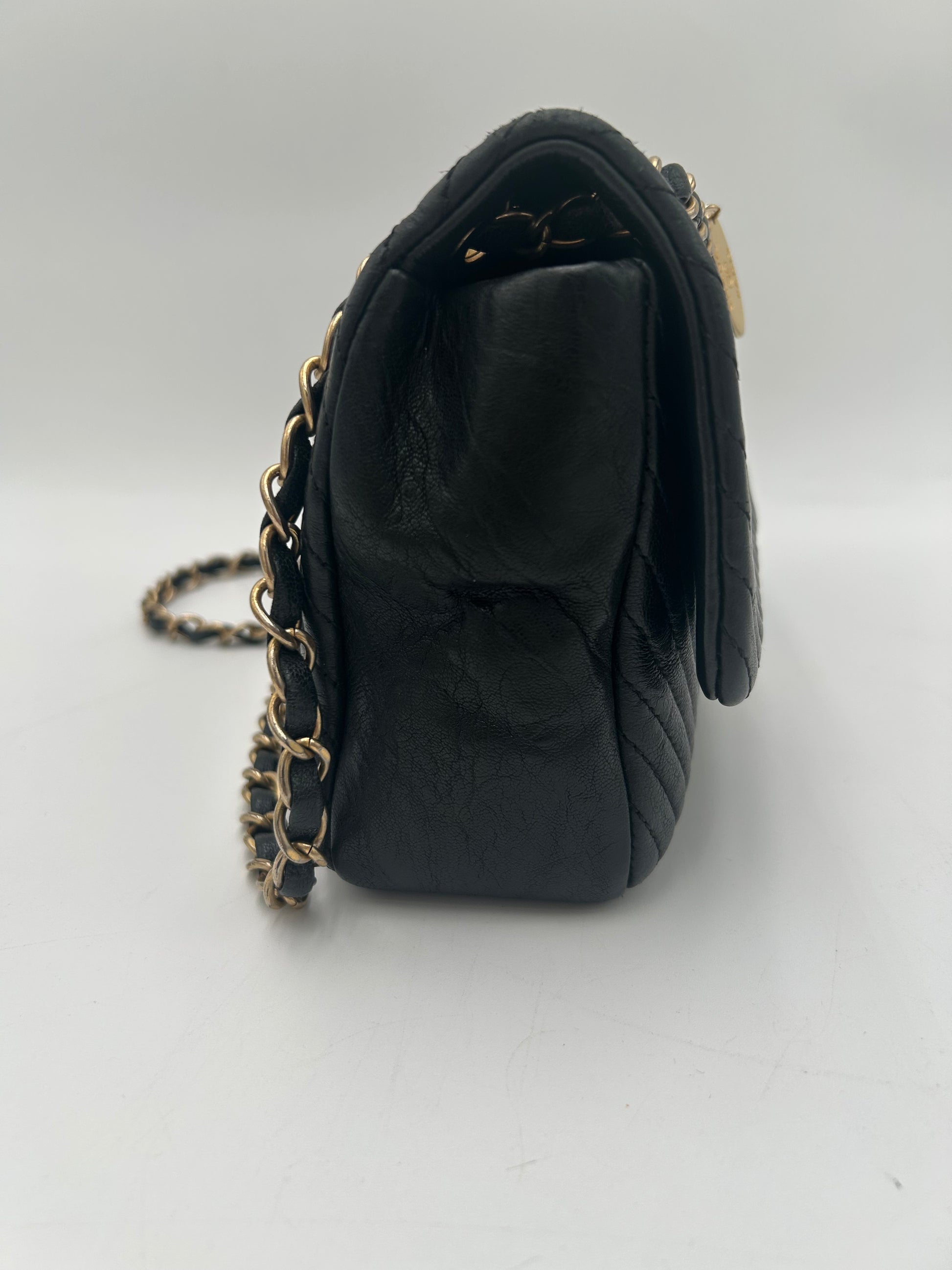 Chanel Chevron Quilted Flap