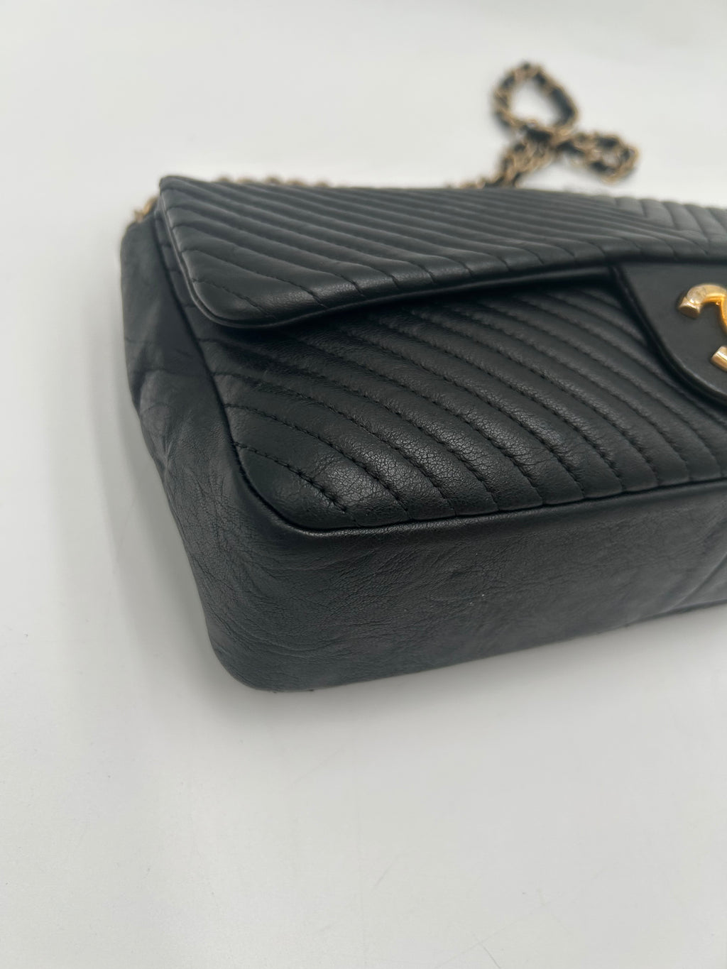 Chanel Chevron Quilted Flap