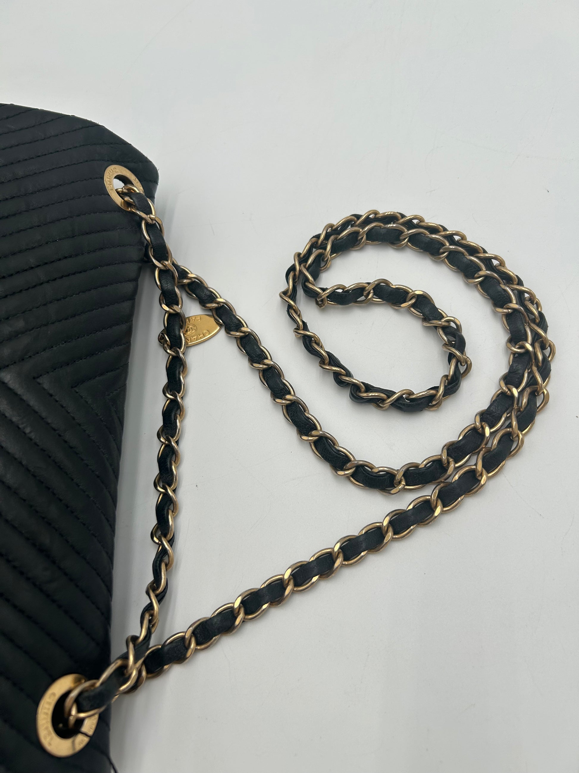 Chanel Chevron Quilted Flap