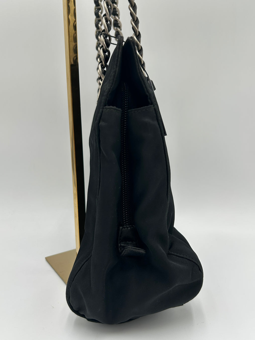 Prada Nylon Chain Tote Small