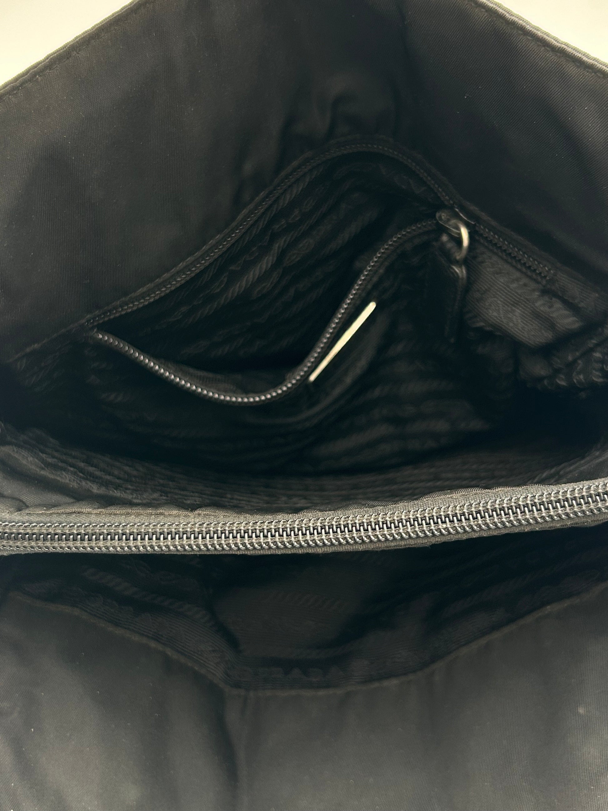 Prada Nylon Chain Tote Small