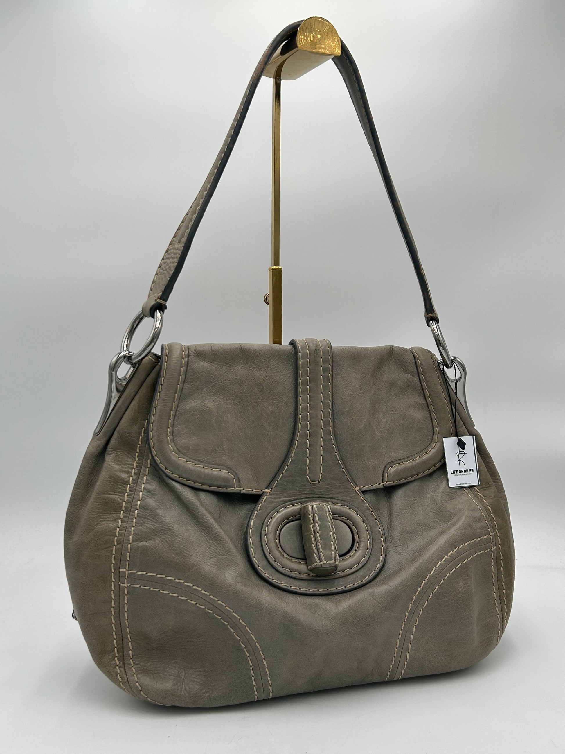 Prada Vitello Shine Turnlock