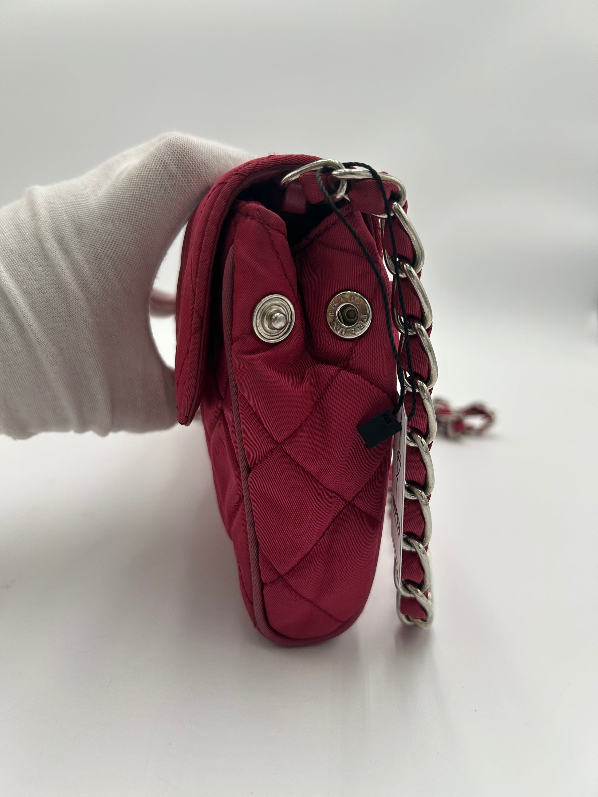 Prada Nylon Chain Flap