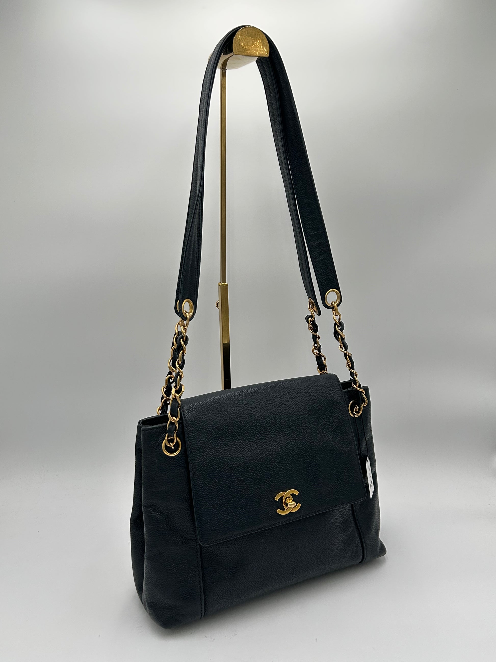 Chanel Twistlock Flap Tote