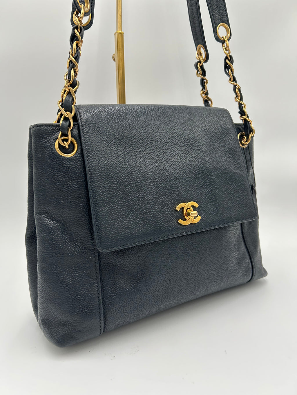 Chanel Twistlock Flap Tote