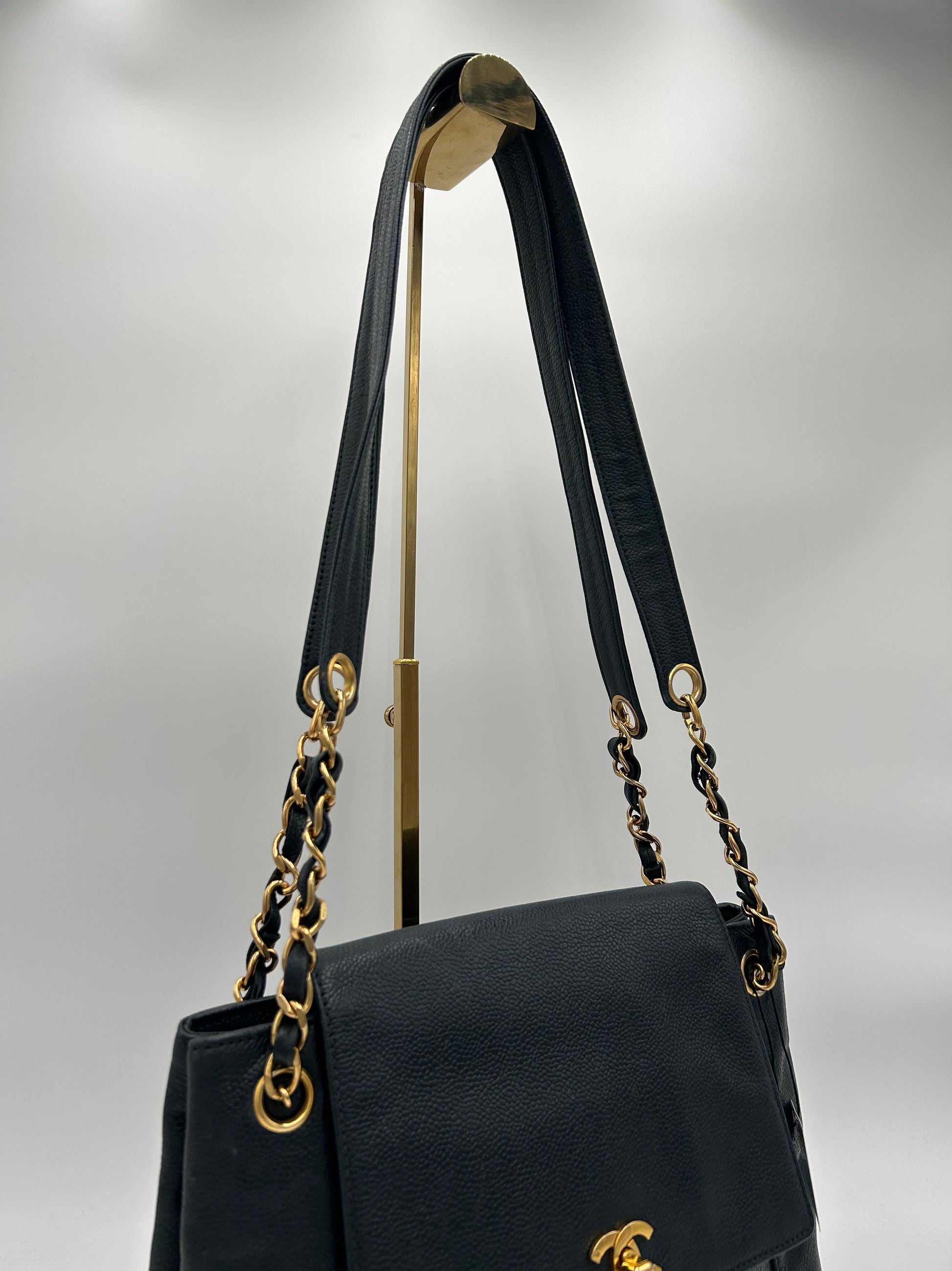 Chanel Twistlock Flap Tote