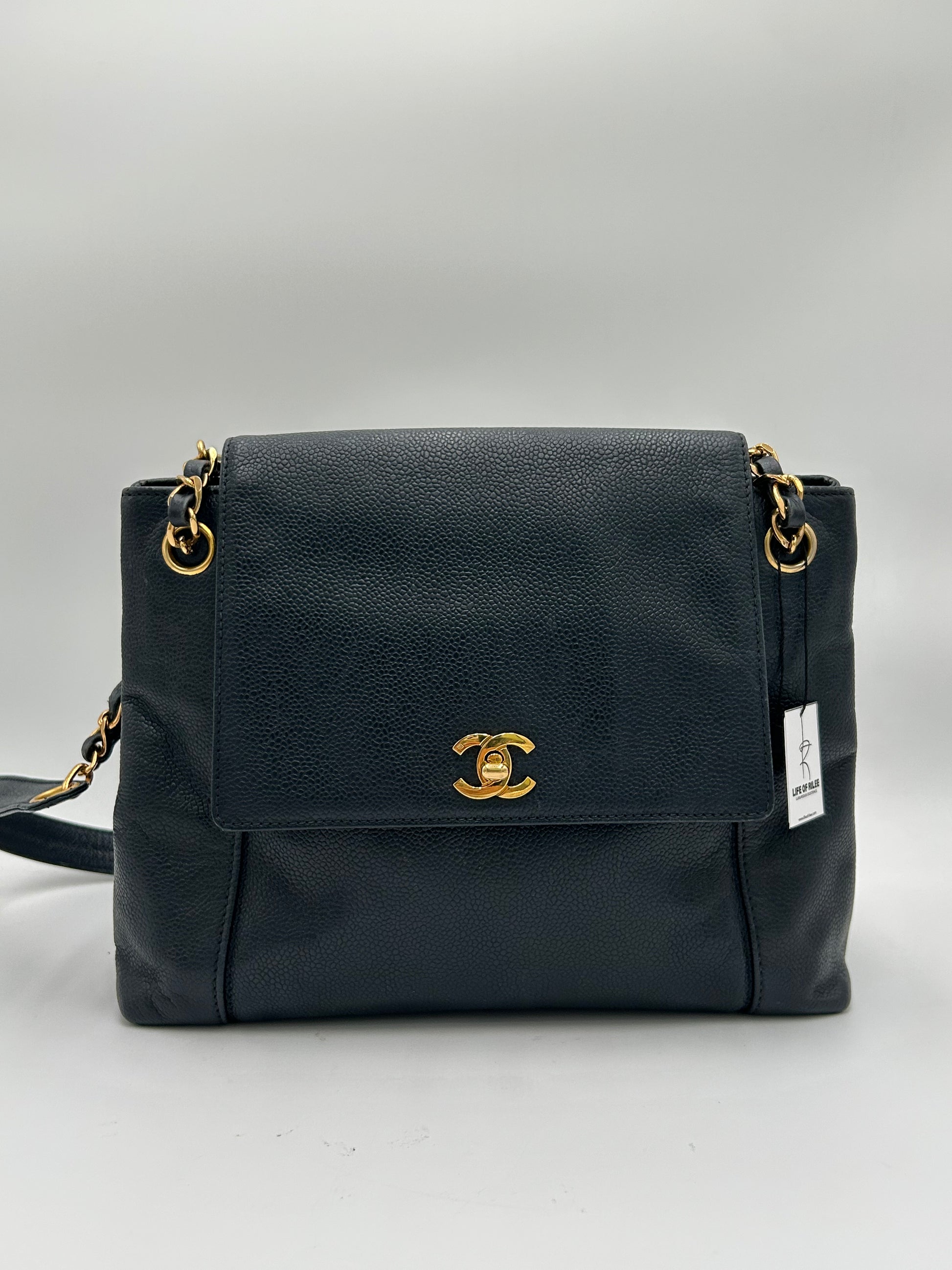 Chanel Twistlock Flap Tote