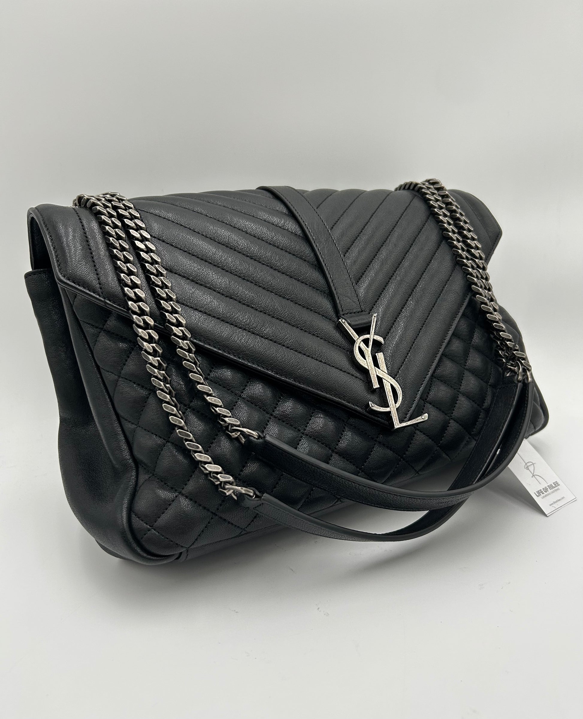 YSL Triquilt Envelope Large