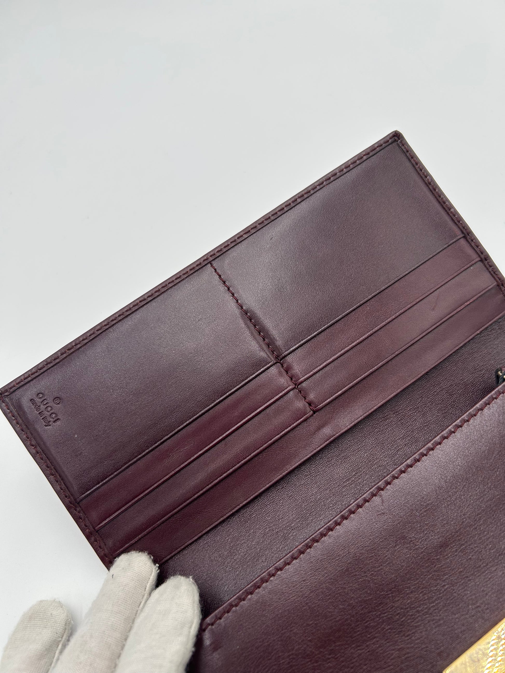 Gucci Long Bifold Wallet