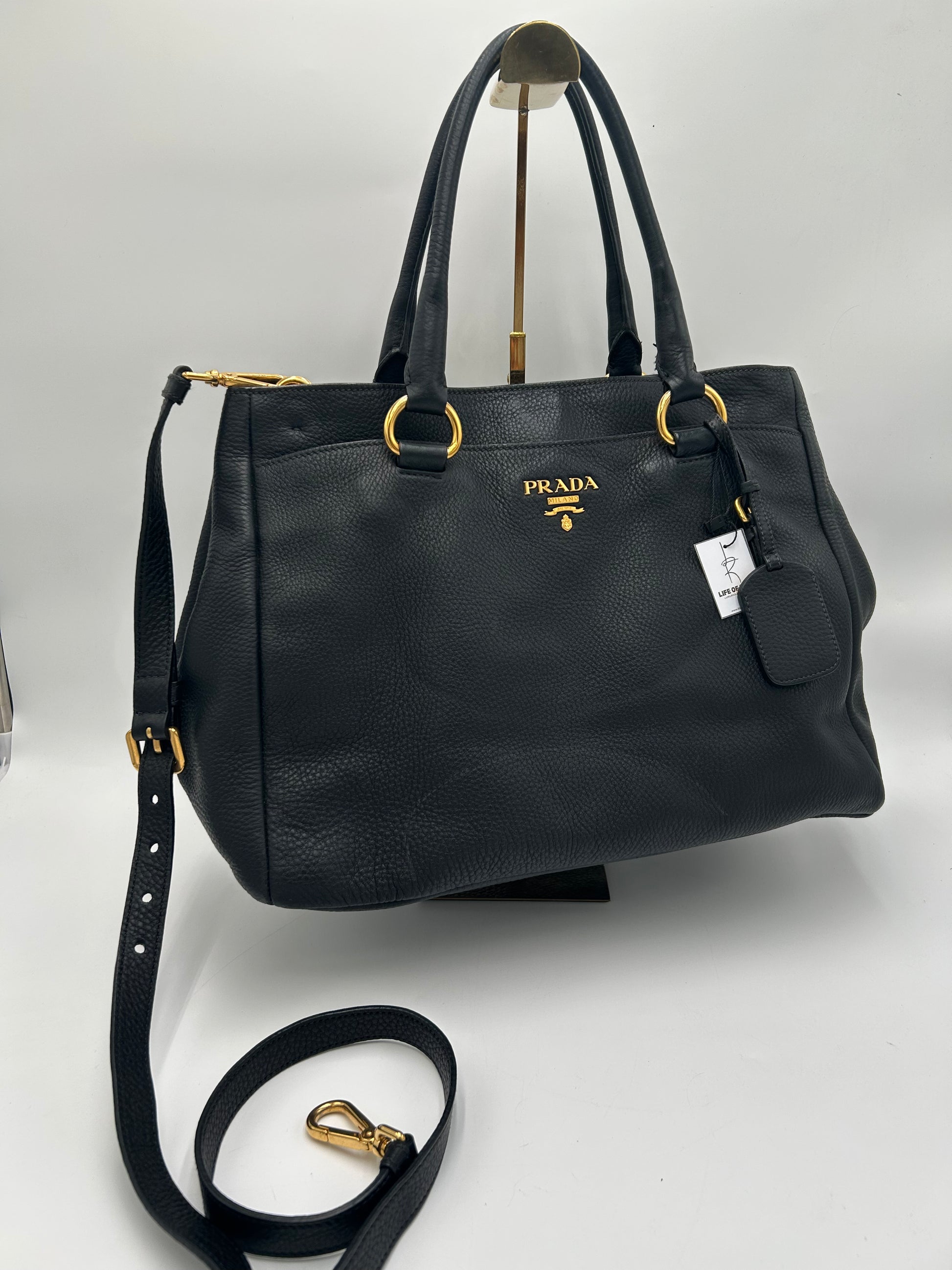 Prada Daino Two Way Tote